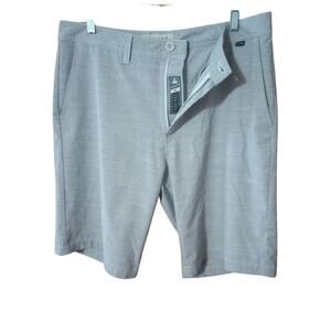 Travis Matthew Chino Short Mens Sz 34 Gray Golf Performance Proceed With Caution
